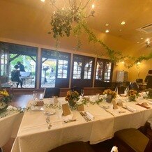 ダニエルハウスの写真｜会場とテーブルの装飾