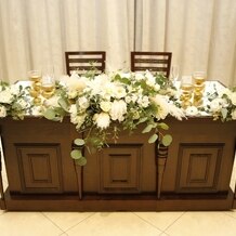 ヴィクトリアハウス　ｂｙ　マリーゴールド迎賓館の画像｜メイン装花