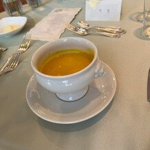 小さな結婚式　ホテル日航大阪の写真｜カボチャのスープ