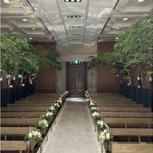 Ｐｒｅｍｉｅｒ　ＷＥＤＤＩＮＧ　ｂｙ　ザ　ストリングス　表参道の画像｜祭壇に立って振り返ったときの景色です。