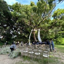 古我邸の写真｜自然豊かな挙式