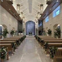 クラブ　ドゥ　クレール　迎賓館の写真｜水が流れるチャペルが素敵でした！