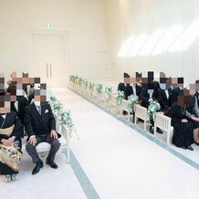 ザ・リバーサイドテラス広島ツリーズスクエアの写真｜挙式直前　ゲスト参列