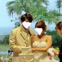 ＡＭＡＮＤＡＮ　ＢＬＵＥ　青島（アマンダンブルー青島）の写真｜ケーキ入刀