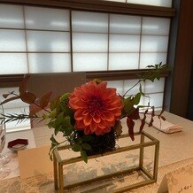 宮前迎賓館　灯明殿の写真｜席の花