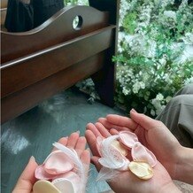 長良川清流ホテルの写真｜持ち込みしたフラワーフェザーシャワー