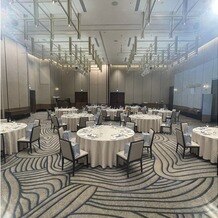 シェラトン鹿児島の写真｜装飾前の会場を新郎新婦の席から撮った写真です