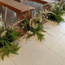 青龍荘の画像｜チャペル装花