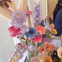 Ｈｅａｌｉｎｇ　Ｆｏｒｅｓｔ　Ｇａｒｄｅｎ（ヒーリングフォレストガーデン）の写真｜想像していたイメージばっちりの装花