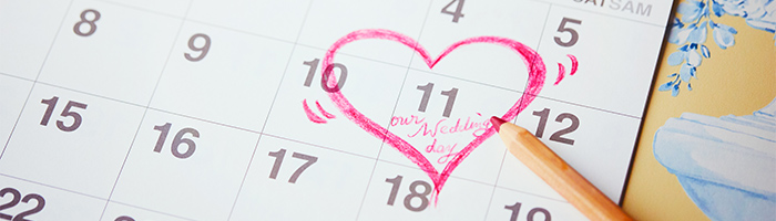 ブライダルエステの理想スケジュール