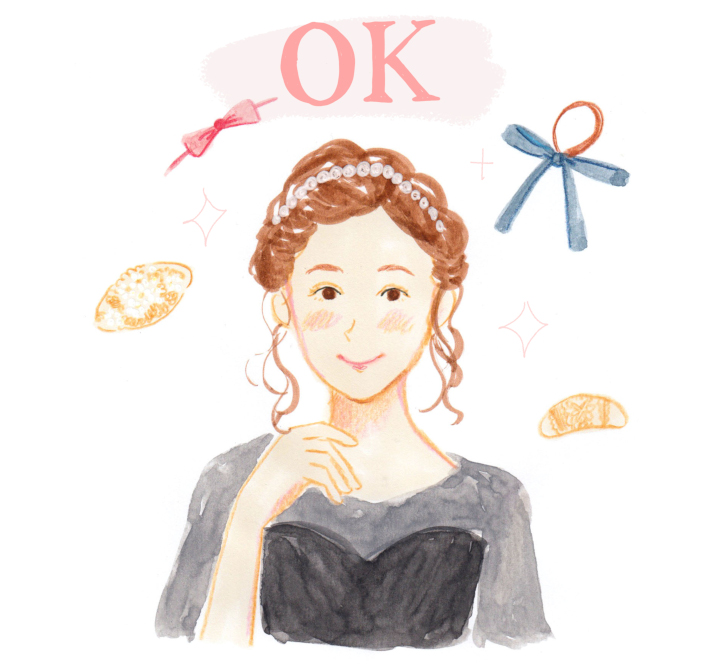 結婚式におすすめのヘアアクセサリー