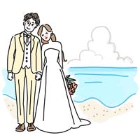 沖縄の結婚式のロケーションフォト　平均費用