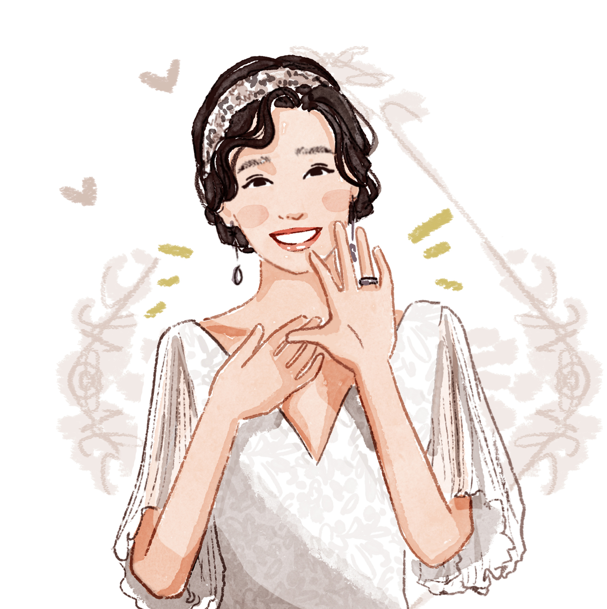 ミルグレインの指輪はクラシカルな表情