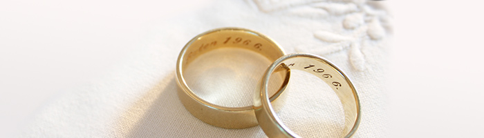 婚約指輪・結婚指輪の刻印