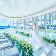 アイネス ヴィラノッツェ in カヌチャベイ~グラン・ブルーチャペル~/クチュールナオコウエディング:楽園リゾートで少人数挙式もフォトウエディングもハネムーンも!宿泊付きフォトも注目