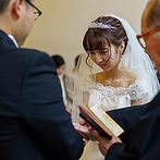 ニューアート・エレガンス ●ホテル軽井沢エレガンス：牧師からの温かい言葉は、一生大切にしたい宝物に。結婚することの意味をじっくりと噛み締めることができた