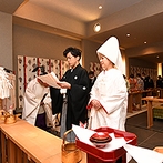 浦安ブライトンホテル東京ベイ：縁結びで有名な東京大神宮の神様を祀る館内神殿。親族に温かく見守られ、印象的なエピソードも生まれた