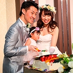 ＡＮＡクラウンプラザホテル秋田：ファミリー婚のカップルは、子どもと一緒の演出を。思い出づくりにもなり、新たな気持ちになれるはず