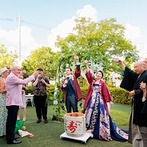 アーセンティア迎賓館　浜松：家族とのダンス入場や和モダンなドレス、お祝いの鏡開きと、型にはまらないオリジナルのセレモニーを実現