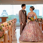 ＫＫＲホテル大阪：緑と大阪城を望む会場に、理想の結婚式が叶うと確信。アクセスの良さやスタッフの真摯な対応もあり決定！