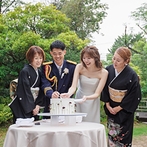 THE　GARDEN　PLACE　SOSHUEN（蘇州園）：フェアから当日まで同じスタッフが一貫して担当。当日サポートしてくれたキャプテンは心強い存在だった
