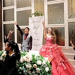 LEBAPIREO（レガピオーレ）-urban　villa　wedding-：お色直し入場からフラッシュモブ＆くじ抽選会で大盛りあがり。ダンスインストラクターの新婦らしい演出に