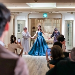 ＳＴ. ＭＡＲＧＡＲＥＴ　ＷＥＤＤＩＮＧ（セント・マーガレット　ウエディング）：参加型の演出を盛り込み、ゲストに日頃の感謝を伝えた。こだわりの美食も「ボリューム満点！」と大好評