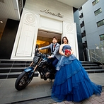 アルカンシエル横浜 luxe mariage：訪れた時のワクワク感をゲストにも感じてもらいたい。大好きなバイクを活用できることも決め手になった