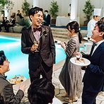 ニーズ千葉みなと by T&G WEDDING(旧 ベイサイドパーク迎賓館 千葉みなと):何よりも自由にふたりとゲストがふれあえるのが一番!参加型演出やデザートビュッフェなども楽しんだ