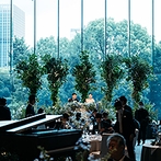 パレスホテル東京（PALACE HOTEL TOKYO）：アクセス抜群！緑と東京らしいビル街の絶景を楽しめる披露宴会場、豊富な演出、美味しい料理など魅力が満載