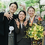 Ｏｒａｎｇｅ　Ｖｅｒｔ（オランジュ：ベール）：熱い想いを持ったプランナーがふたりを徹底サポート。同じ温度感で楽しんでくれるスタッフたちに心打たれた