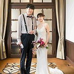 フォーチュン ガーデン 京都（FORTUNE GARDEN KYOTO）：ウエルカムスペースはサイズ感も確認を。ゲストにインスタントカメラを渡して撮影してもらうのもGOOD