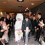 THE MARCUS SQUARE KOBE　（ザ マーカススクエア 神戸）：駅直結のホテルは遠方ゲストを招くのに安心。評判の高い料理や、和も洋も楽しめる空間が決め手になった