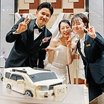 MANDARIN ALLURE（マンダリンアリュール）：プランナーがふたりの想いに寄り添って多彩なアイデアを提案。当日は円陣を組み、心を一つにして式に臨めた