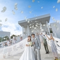 Ｃｉｅｌ　Ｂｅｌｌｅ　Ｔｅｒｒｅ（シエル べル テール）：純白のベールを纏ったような美しく壮麗な白亜の大聖堂！1組貸切で叶える憧れの結婚式