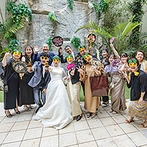 ル・センティ フォーリア 大阪：リゾート風の披露宴会場や天井が高く開放的なチャペルが素敵。憧れを叶える柔軟な対応も決め手になった