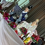 ＬＡ ＰＯＬＴＯ（ラ ポルト）：念願の婚礼衣裳・コジョン、かわいらしいチマチョゴリと、韓国ならではの花嫁姿がゲストに大好評だった
