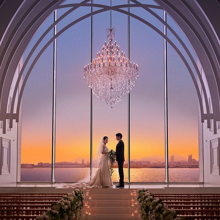 ウエディング　ベール　ロングベール　ララシャンス　結婚式 ララシャンス KOBEで理想の結婚式【ゼクシィ】