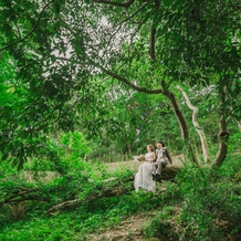 サンタ・アムール　エテルニテ　～森の中の小さなｗｅｄｄｉｎｇ～の結婚式