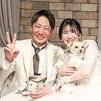 少人数専門 THE TRES TOKONAME（ザ・トレス　常滑）：愛犬が結婚式に参加できる自由度の高い貸切空間。ふたりがそれぞれ思い描いていたイメージにもぴったり