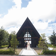 天空の桝水高原教会の結婚式