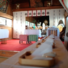 柿本神社　パオホール