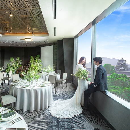 熊本ホテルキャッスル:☆豪華特典付☆ドレス試着&ミシュラン3万試食&挙式体験フェア