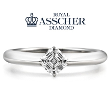 ［ROYAL ASSCHER］　白く優美な輝き、ロイヤルアッシャーカット