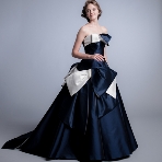 フェリーチェマツエダ・ハービスブティック:エリ松居◆リボンモチーフとカラーリングが印象的なドレス