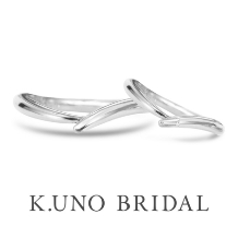 K.UNO BRIDAL（ケイウノ ブライダル）:【ケイウノ】手を取り合うふたりの姿をイメージ。いつまでも一緒に