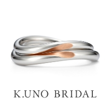 K.UNO BRIDAL（ケイウノ ブライダル）:【ケイウノ】ふたりのリングを合わせると“ハート”