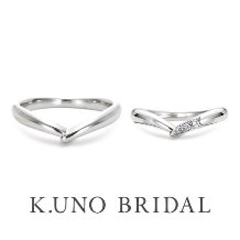 K.UNO BRIDAL（ケイウノ ブライダル）:【ケイウノ】煌めくダイヤの流れ星に、ふたりの願いを込めて