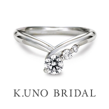 K.UNO BRIDAL（ケイウノ ブライダル）:【ケイウノ】煌めくダイヤの流れ星に、ふたりの願いを込めて