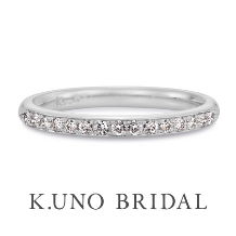 【ケイウノ】婚約指輪としても結婚指輪としても人気のシンプルなエタニティリング